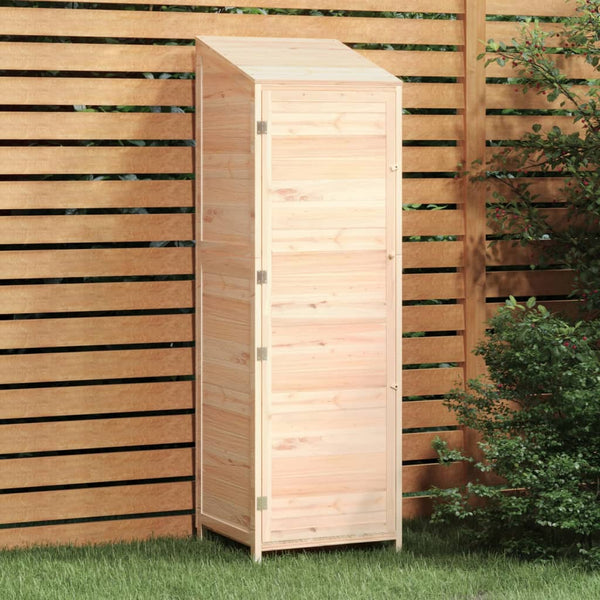 Vidaxl Garden Shed 55X52x174.5 Cm Solid Wood Fir Sheds Summerhouses Carports