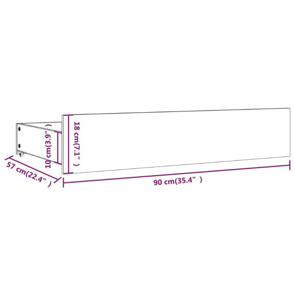 Vidaxl Bed Drawers 4 Pcs White Solid Wood Pine Dressers & Chests Of Drawers