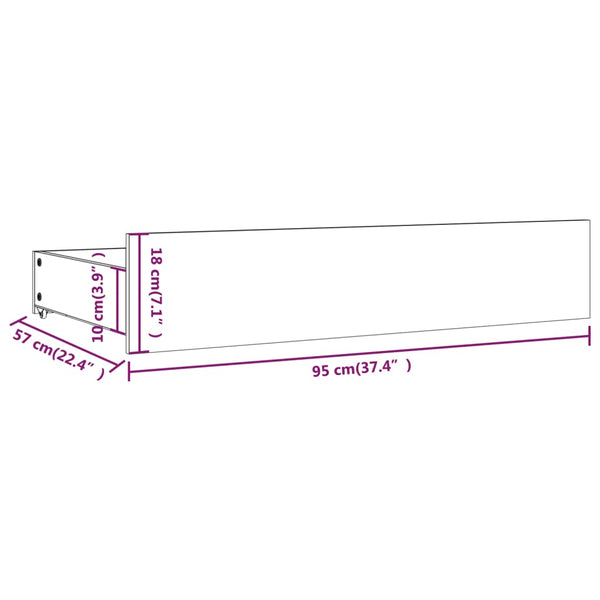 Bed Drawers 4 Pcs Black Solid Wood Pine Single Bed Frames