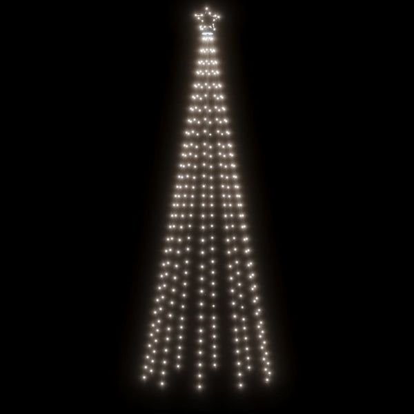 Christmas Cone Tree Cold White 310 Leds 100X300 Cm Seasonal Decorations