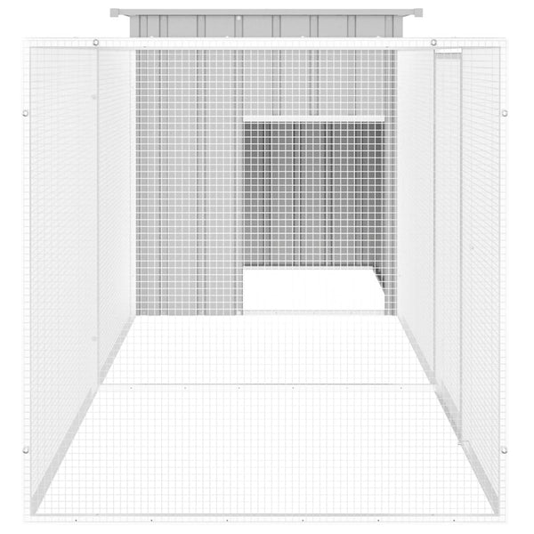 Galvanised Steel Chicken Cage With Extension Secure Small Animal Enclosure Small Animal Cages & Hutches