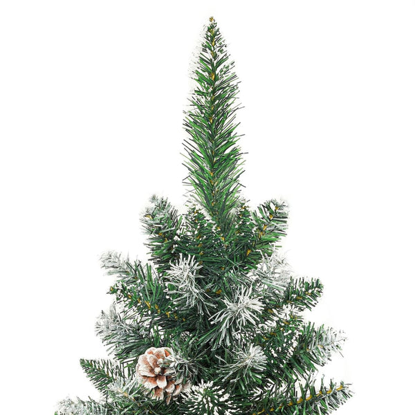 Artificial Slim Christmas Tree With Stand 120 Cm Pvc Seasonal Decorations
