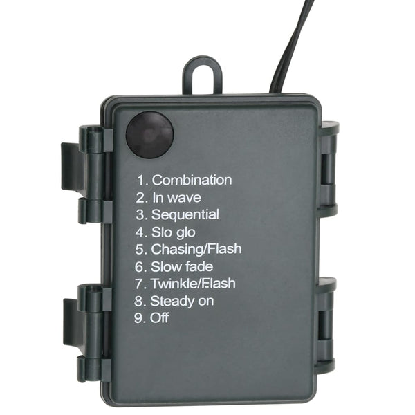 Christmas Wreath With Led Lights Green 45 Cm Pvc Seasonal Decorations