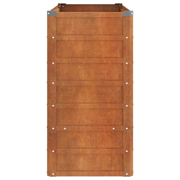 Vidaxl Garden Raised Bed Rusty 100X40x77 Cm Corten Steel Raised Garden Beds