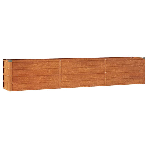 Vidaxl Garden Raised Bed Rusty 240X40x45 Cm Corten Steel Raised Garden Beds