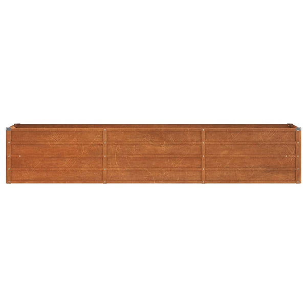 Vidaxl Garden Raised Bed Rusty 240X40x45 Cm Corten Steel Raised Garden Beds