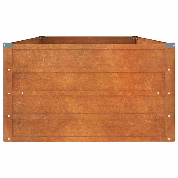 Vidaxl Garden Raised Bed Rusty 160X80x45cm Corten Steel Raised Garden Beds