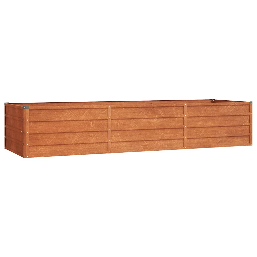 Vidaxl Garden Raised Bed Rusty 240X80x45 Cm Corten Steel Raised Garden Beds