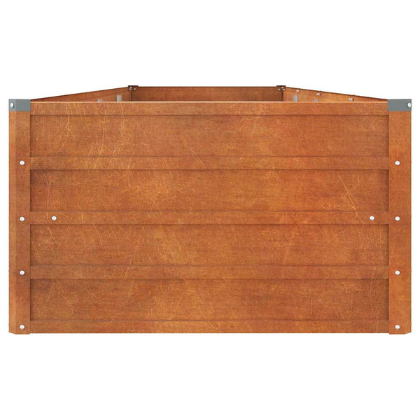 Vidaxl Garden Raised Bed Rusty 320X80x45cm Corten Steel Raised Garden Beds