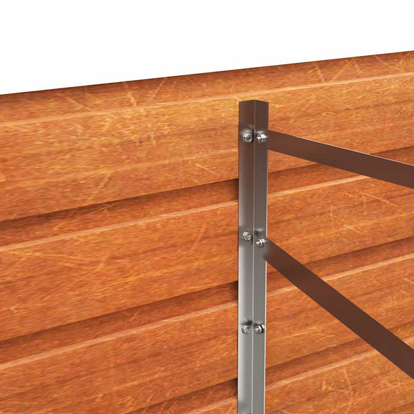 Vidaxl Garden Raised Bed Rusty 320X80x45cm Corten Steel Raised Garden Beds
