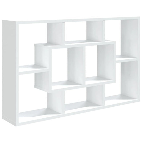 Vidaxl Wall Shelf White 85X16x52.5 Cm Engineered Wood Wall Shelves