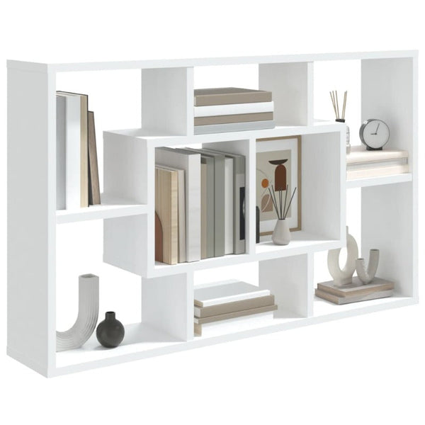 Vidaxl Wall Shelf White 85X16x52.5 Cm Engineered Wood Wall Shelves