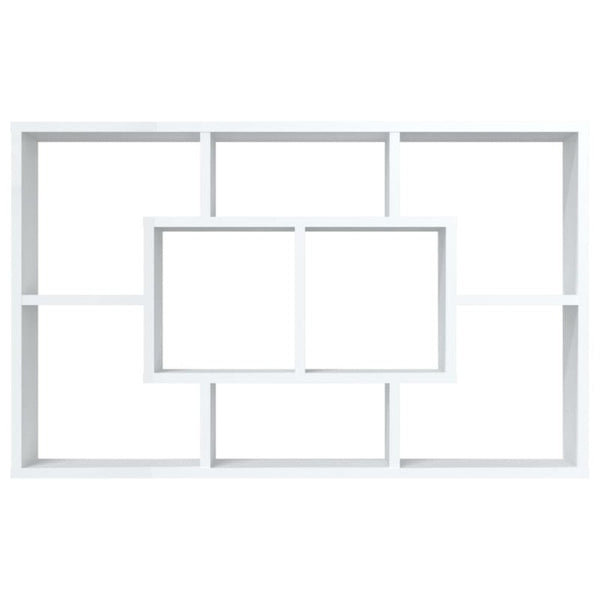 Vidaxl Wall Shelf White 85X16x52.5 Cm Engineered Wood Wall Shelves
