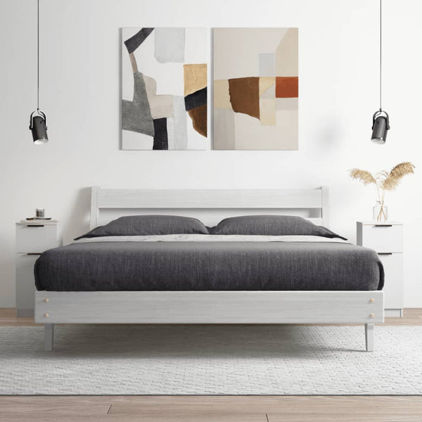 Sideboards 2 Pcs White 30X30x70 Cm Engineered Wood Sideboards & Buffets