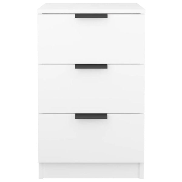 Bedside Cabinets 2 Pcs White 40X36x65 Cm