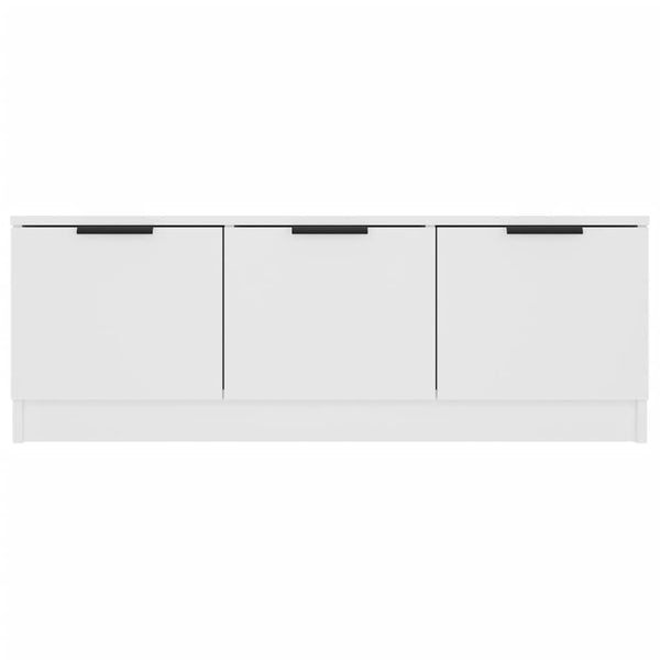 Tv Cabinet White 102X35x36.5 Cm Engineered Wood Tv Stands & Entertainment Units