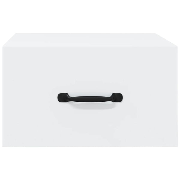 Wall Mounted Bedside Cabinets 2 Pcs White 35X35x20 Cm Bedside Tables