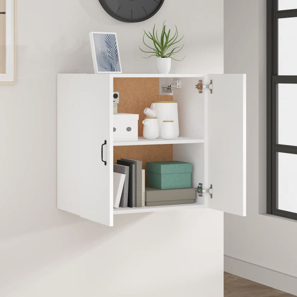 Wall Cabinet White 60X31x60 Cm Engineered Wood Cabinets & Cupboards