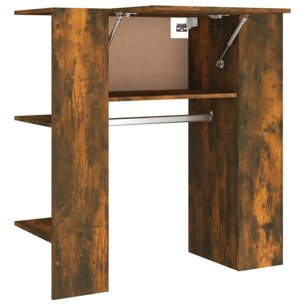 Vidaxl Hallway Cabinet Smoked Oak 97.5X37x99 Cm Engineered Wood Cabinets & Cupboards