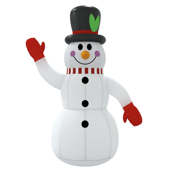 Christmas Inflatable Snowman With Leds 240 Cm Seasonal Decorations