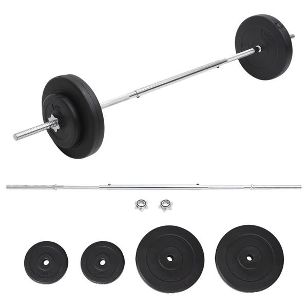 Barbell With Plates Set 30 Kg Barbells & Attachments