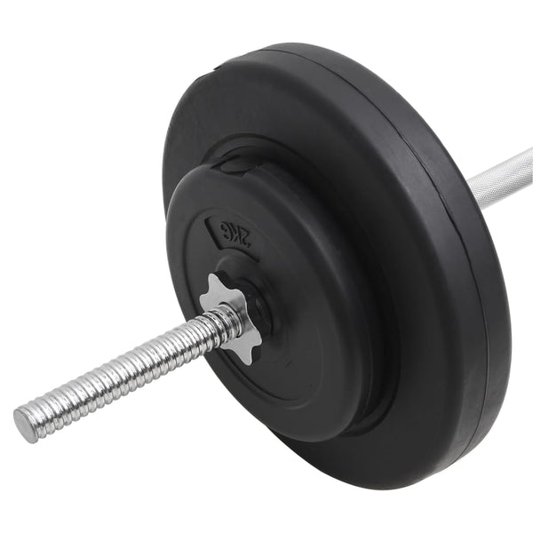 Barbell With Plates Set 30 Kg Barbells & Attachments