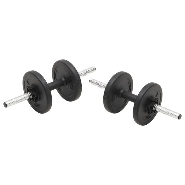 Vidaxl Barbell And Dumbbell Set 30 Kg Barbells & Attachments