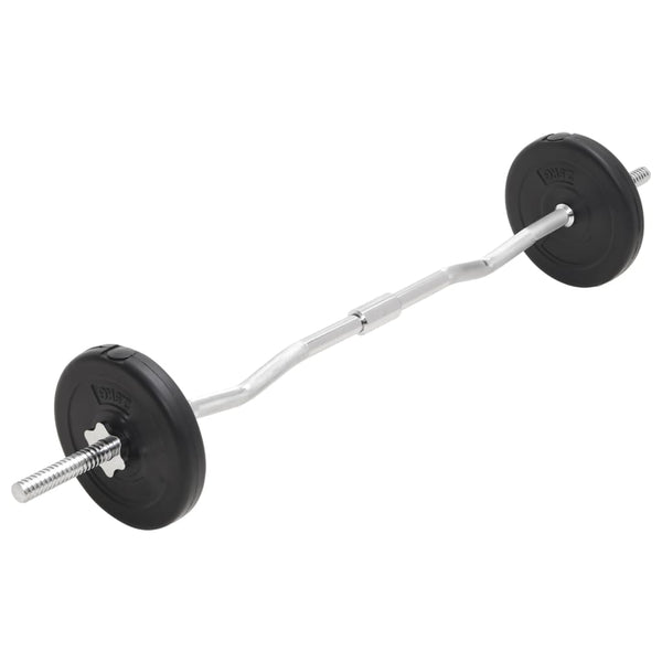 Vidaxl Barbell And Dumbbell Set 30 Kg Barbells & Attachments