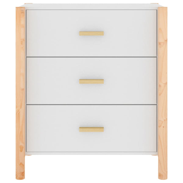 Sideboard White 62X38x70 Cm Engineered Wood Sideboards & Buffets