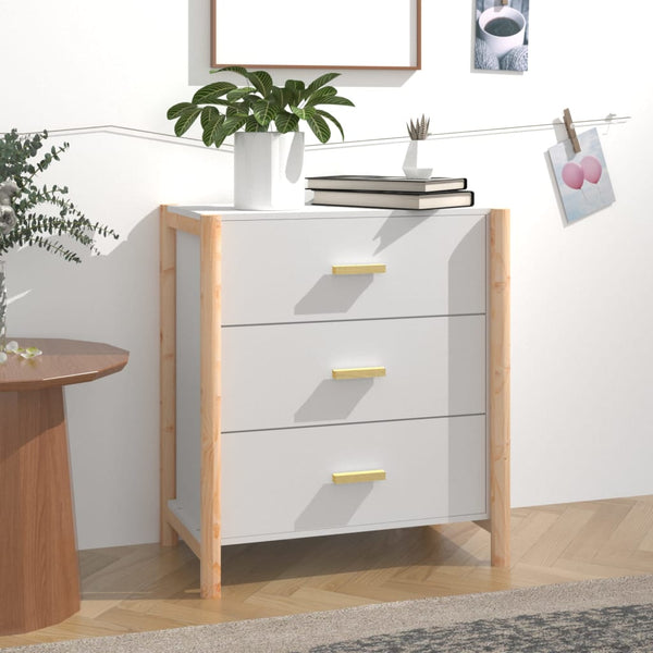 Sideboard White 62X38x70 Cm Engineered Wood Sideboards & Buffets