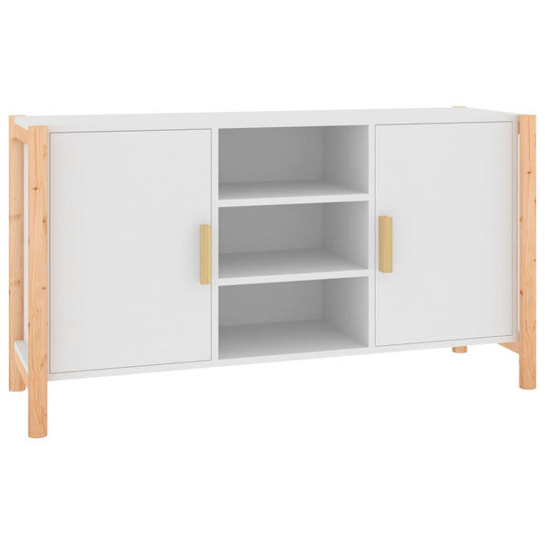 Sideboard White 107X38x60 Cm Engineered Wood Sideboards & Buffets