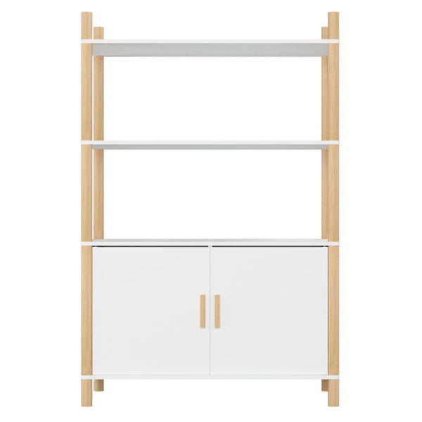 Highboard White 80X40x121 Cm Engineered Wood Sideboards & Buffets