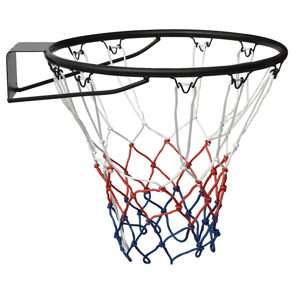 Vidaxl Basketball Ring Black 45 Cm Steel Basketball Backboards