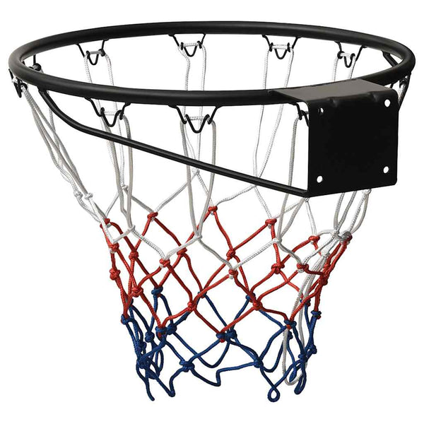 Vidaxl Basketball Ring Black 45 Cm Steel Basketball Backboards