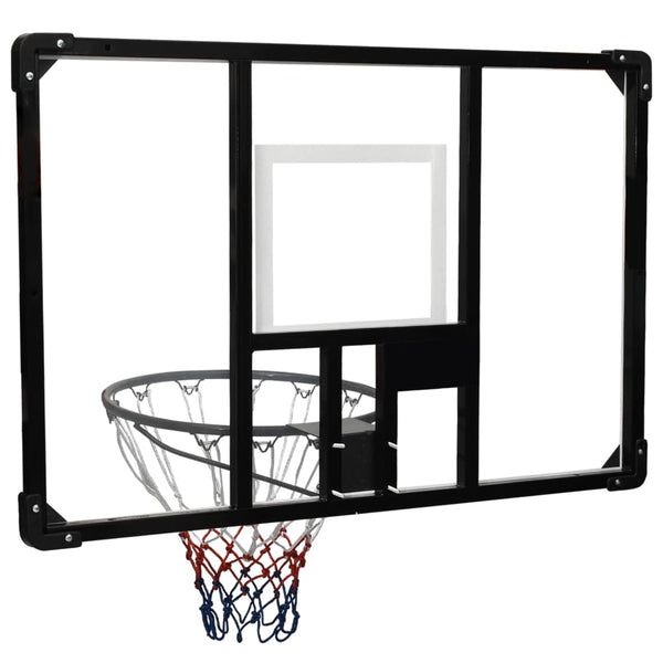 Basketball Backboard Transparent 106X69x3 Cm Polycarbonate Basketball Backboards