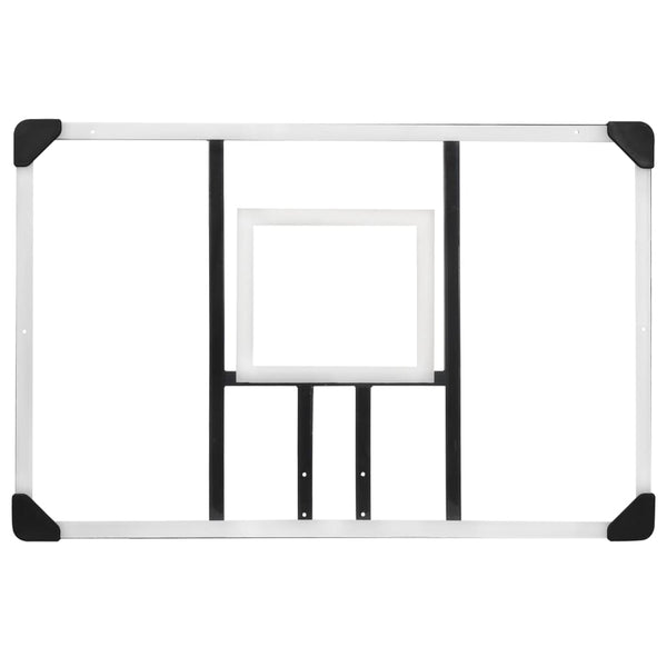 Basketball Backboard Transparent 106X69x3 Cm Polycarbonate Basketball Backboards