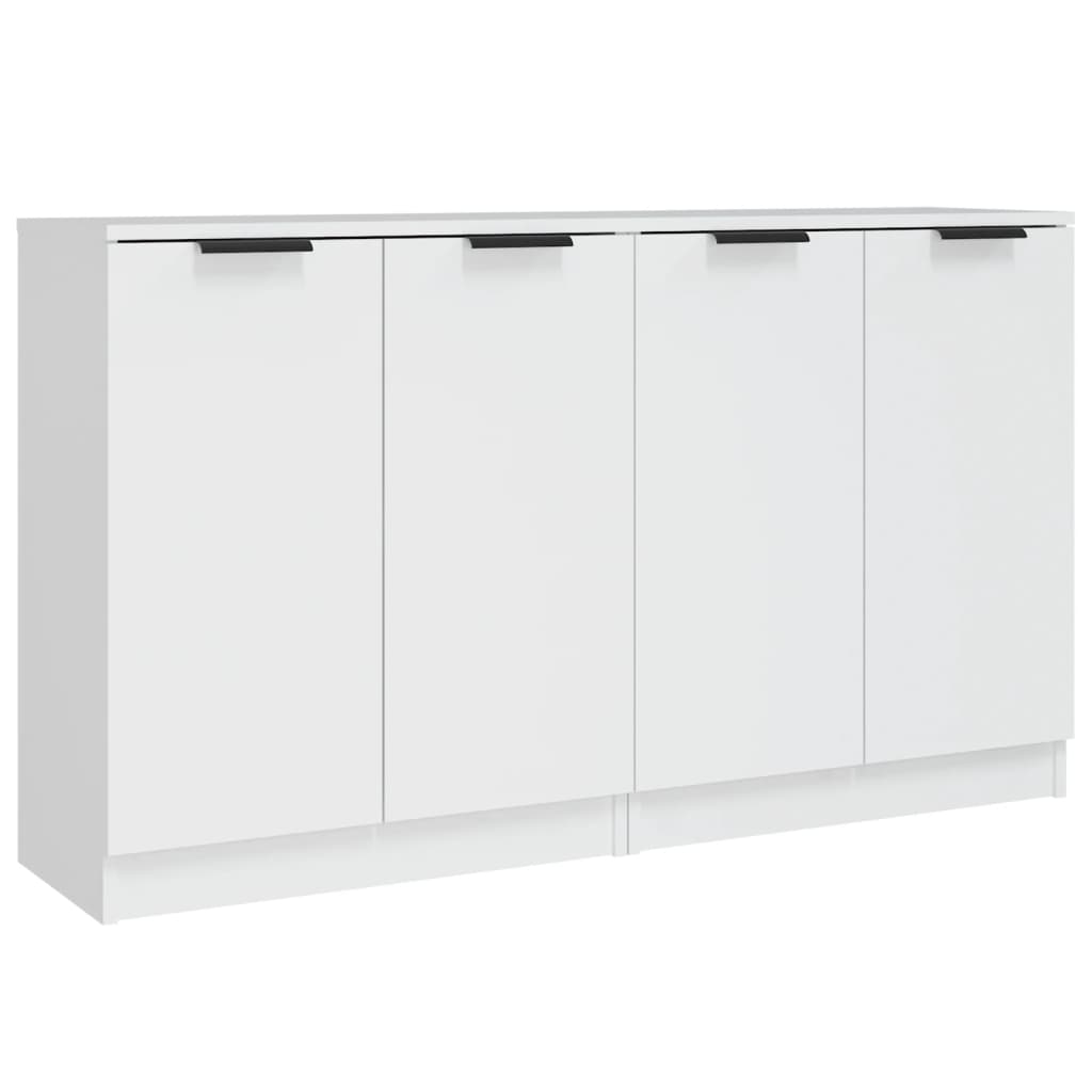 Sideboards 2 Pcs White 60X30x70 Cm Engineered Wood Sideboards & Buffets
