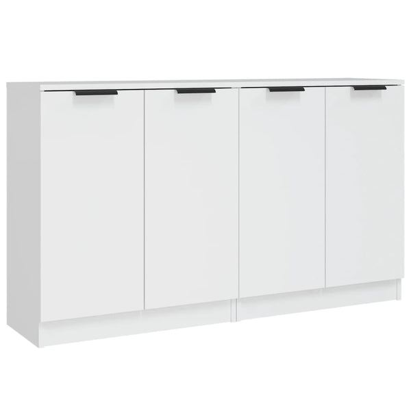 Sideboards 2 Pcs White 60X30x70 Cm Engineered Wood Sideboards & Buffets