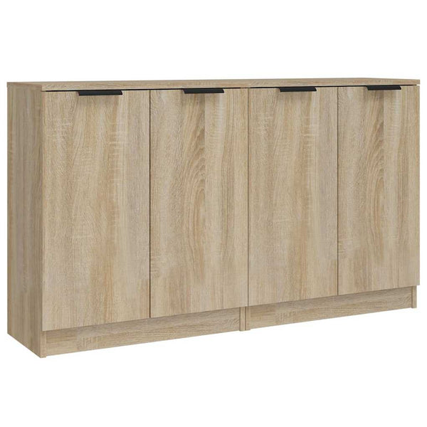 Vidaxl Sideboards 2 Pcs Sonoma Oak 60X30x70 Cm Engineered Wood Sideboards & Buffets