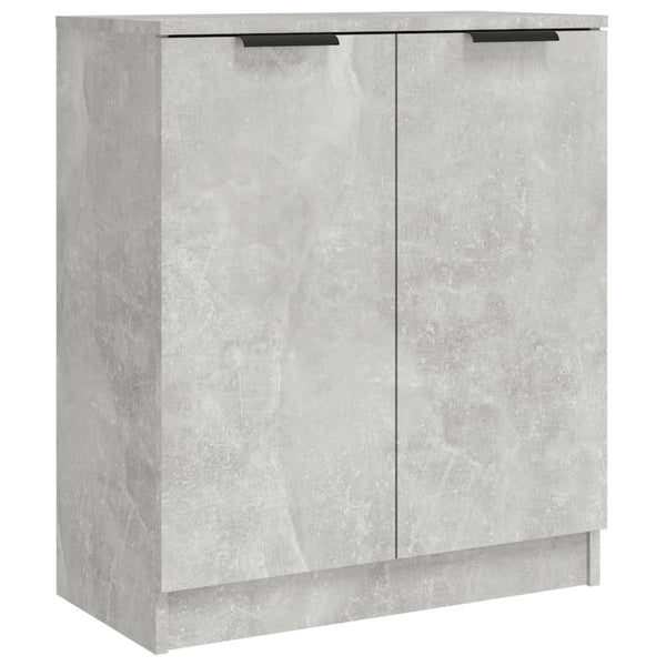 3 Piece Sideboards Concrete Grey Engineered Wood Sideboards & Buffets