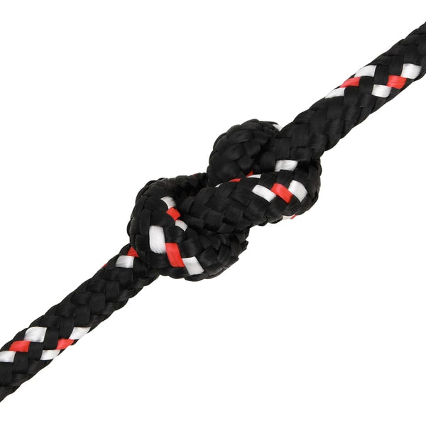 Vidaxl Boat Rope Black 6 Mm 50 Polypropylene Marine Rope