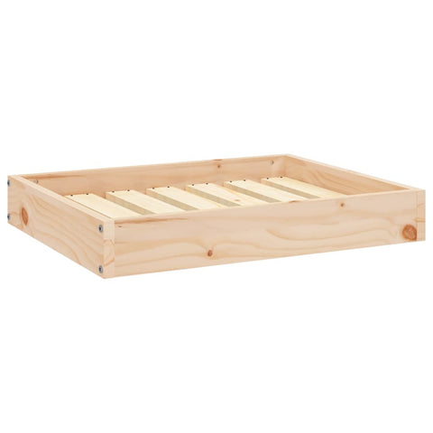 Dog Bed 61.5X49x9 Cm Solid Wood Pine Pet Beds