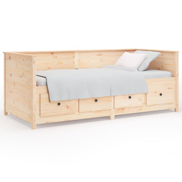 Day Bed 80X200 Cm Solid Wood Pine Single Bed Frames