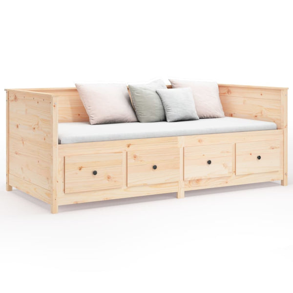 Day Bed 80X200 Cm Solid Wood Pine Single Bed Frames