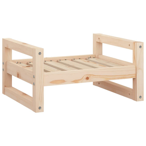 Dog Bed 55.5X45.5X28 Cm Solid Pine Wood Pet Beds