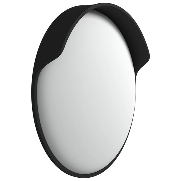 Vidaxl Outdoor Convex Traffic Mirror Black 45 Cm Polycarbonate Traffic Mirrors