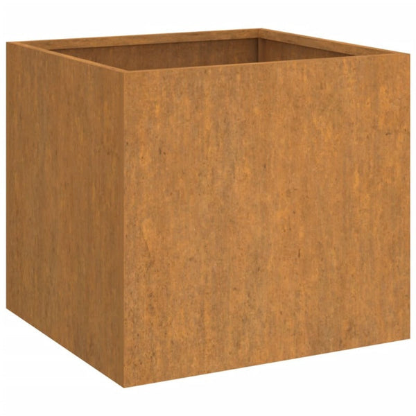 Planters 2 Pcs 32X30x29 Cm Corten Steel Planters & Vases