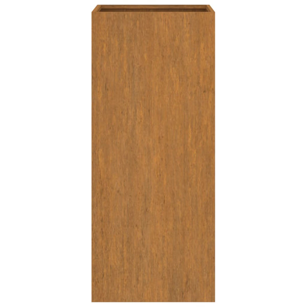 Planter 32X27.5X75 Cm Corten Steel Planters & Vases