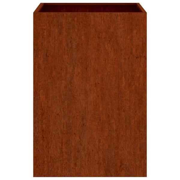 Vidaxl Planter 52X48x75 Cm Corten Steel Planters & Vases
