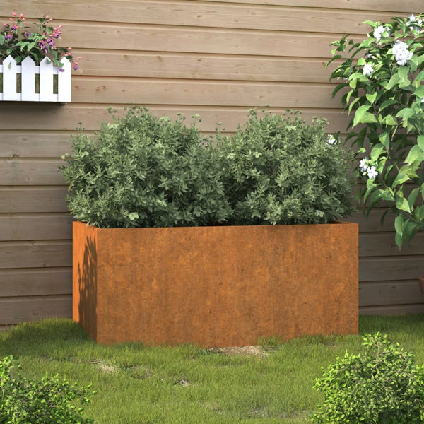 Baskets Pots Window Boxes Planter 62X30x29 Cm Corten Steel